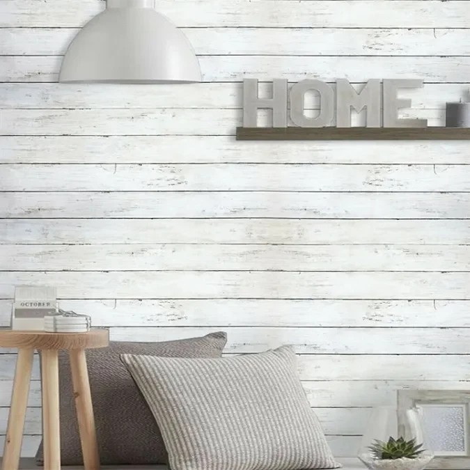 Perché scegliere la carta da parati decorativa autoadesiva con struttura in legno per il tuo design d'interni